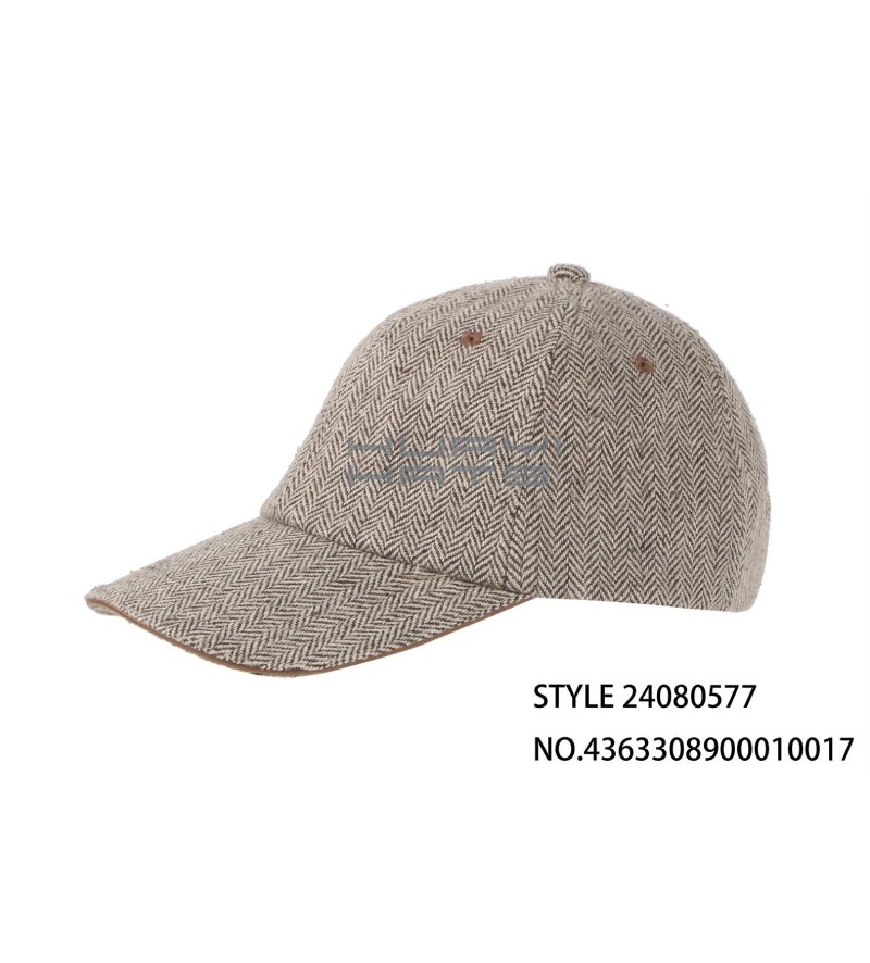 时尚格纹棒球帽